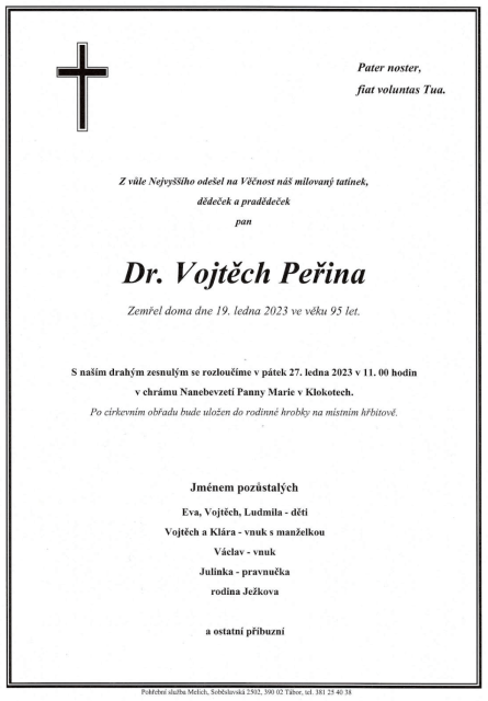 Dr. Vojtěch Pěřina