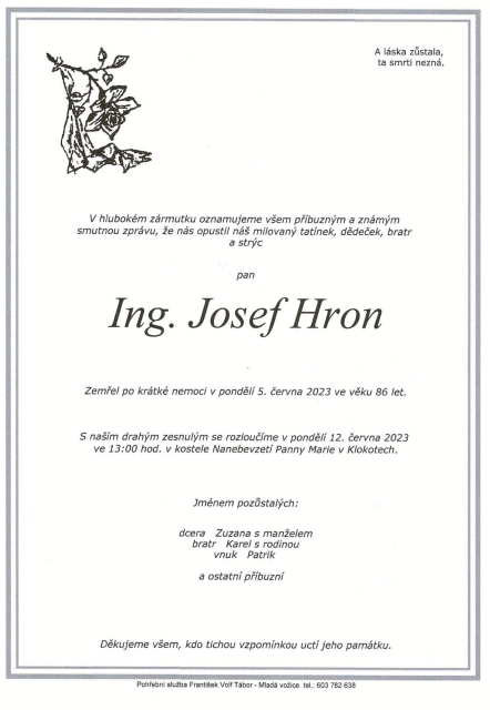 Ing. Josef Hron