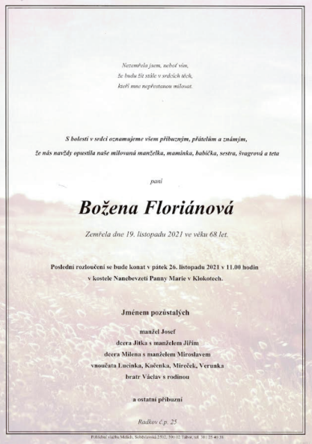 Božena Floriánová