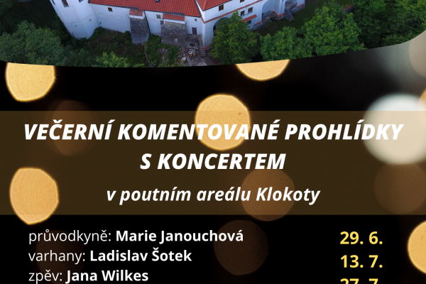 Večerní komentované prohlídky s koncertem Večerní komentované prohlídky s koncertem