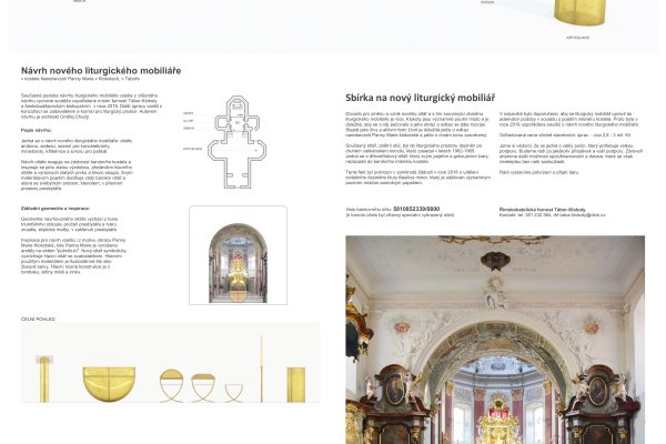 Sbírka na nový liturgický mobiliář Sbírka na nový liturgický mobiliář