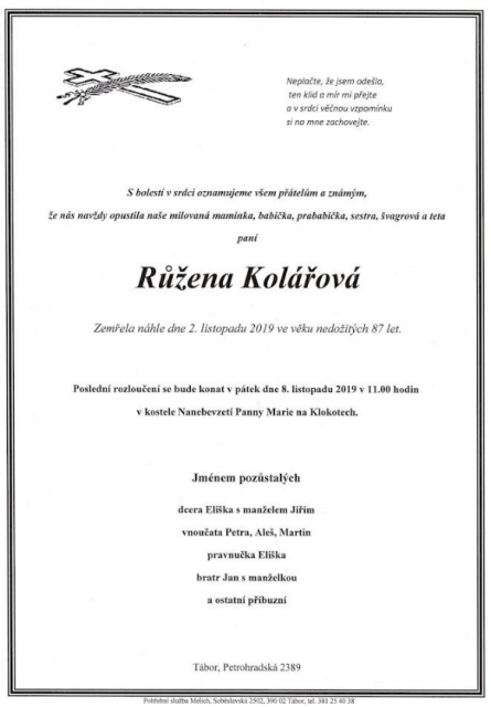 Růžena Kolářová