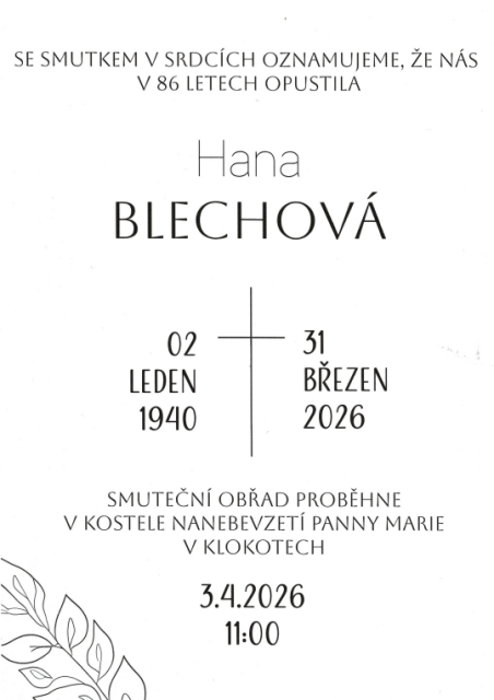 Hana Blechová