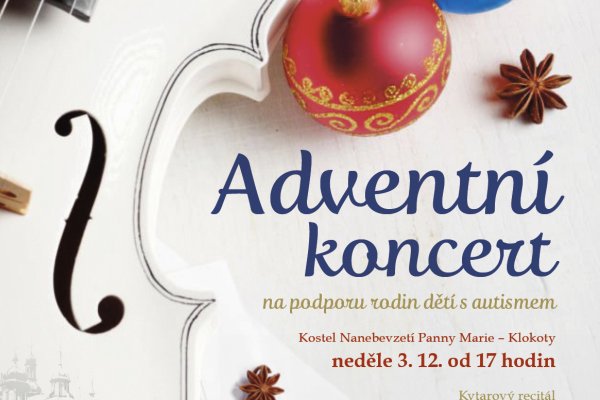 Adventní koncert na podporu rodin dětí s autismem Adventní koncert na podporu rodin dětí s autismem