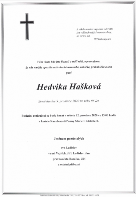 Hedvika Hašková