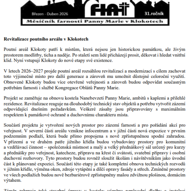 Březen - Duben 2026