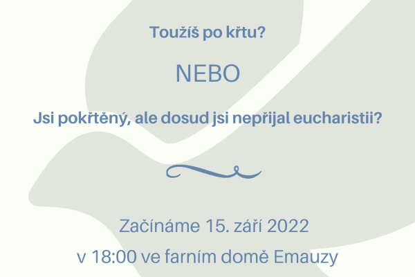 Setkání dospělých zájemců o křest Setkání dospělých zájemců o křest