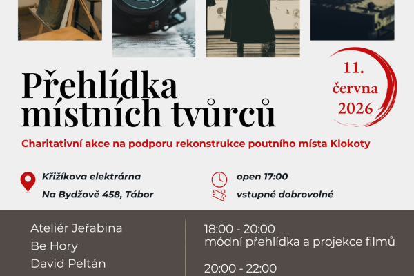 Charitativní akce na podporu rekonstrukce poutního místa Klokoty