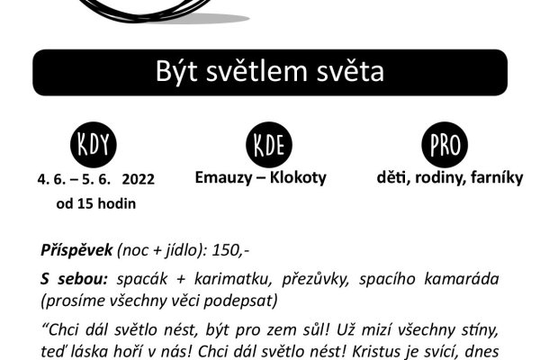 Misijní klubko - Být světlem světa Misijní klubko - Být světlem světa