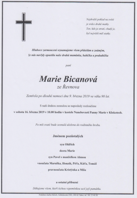 Bicanová Marie