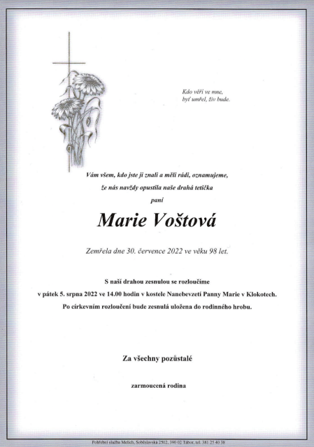 Marie Voštová