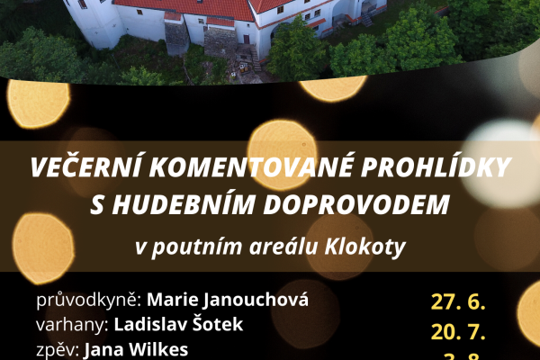 Večerní komentované prohlídky s hudebním doprovodem Večerní komentované prohlídky s hudebním doprovodem