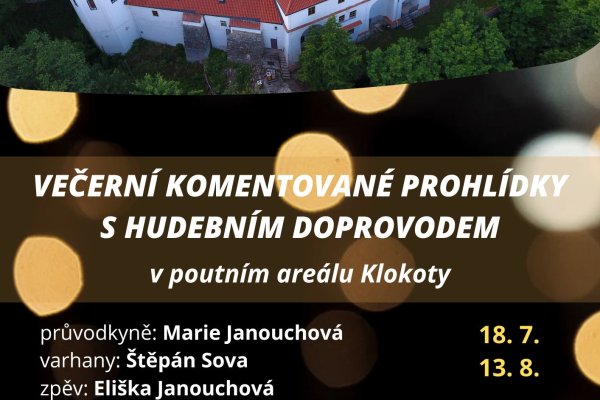 Večerní komentované prohlídky s hudebním doprovodem