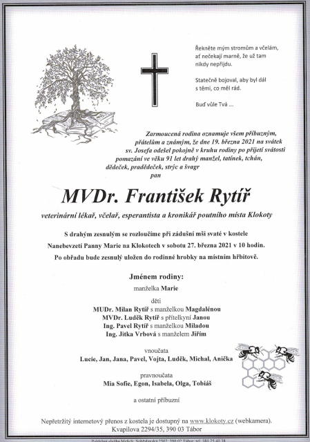 MVDr. František Rytíř