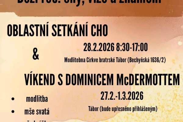 Oblastní setkání CHO - Boží řeč: sny, vize a znamení