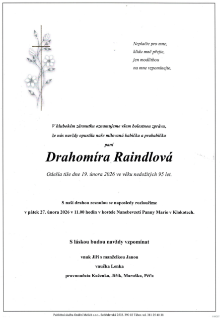 Drahomíra Raindlová