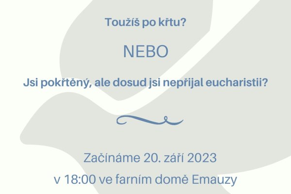 Setkání dospělých zájemců o křest Setkání dospělých zájemců o křest