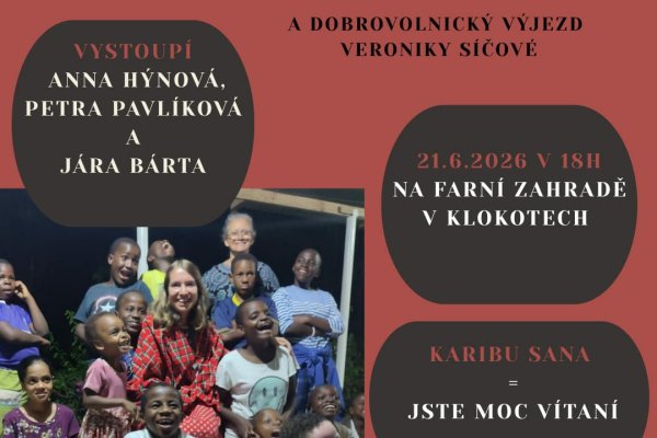 Benefiční koncert pro sirotčinec Karibu Nyumbani v Tanzánii
