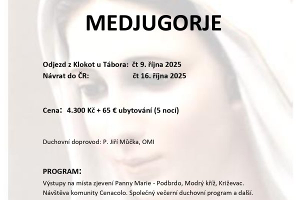 Pouť do Medjugorje