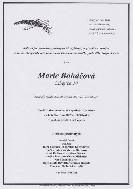 Marie Boháčová