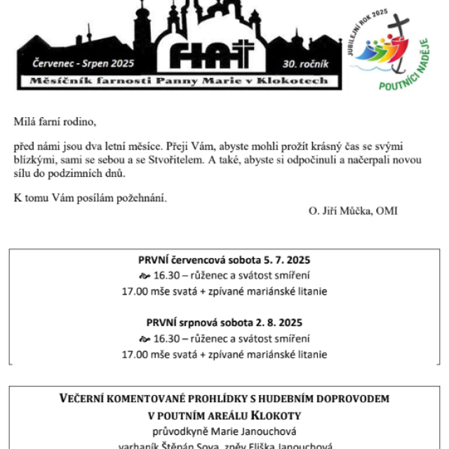 Červenec- Srpen 2025