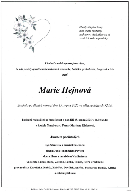 Marie Hejnová
