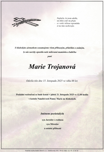 Marie Trojanová