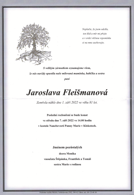 Jaroslava Fleišmanová